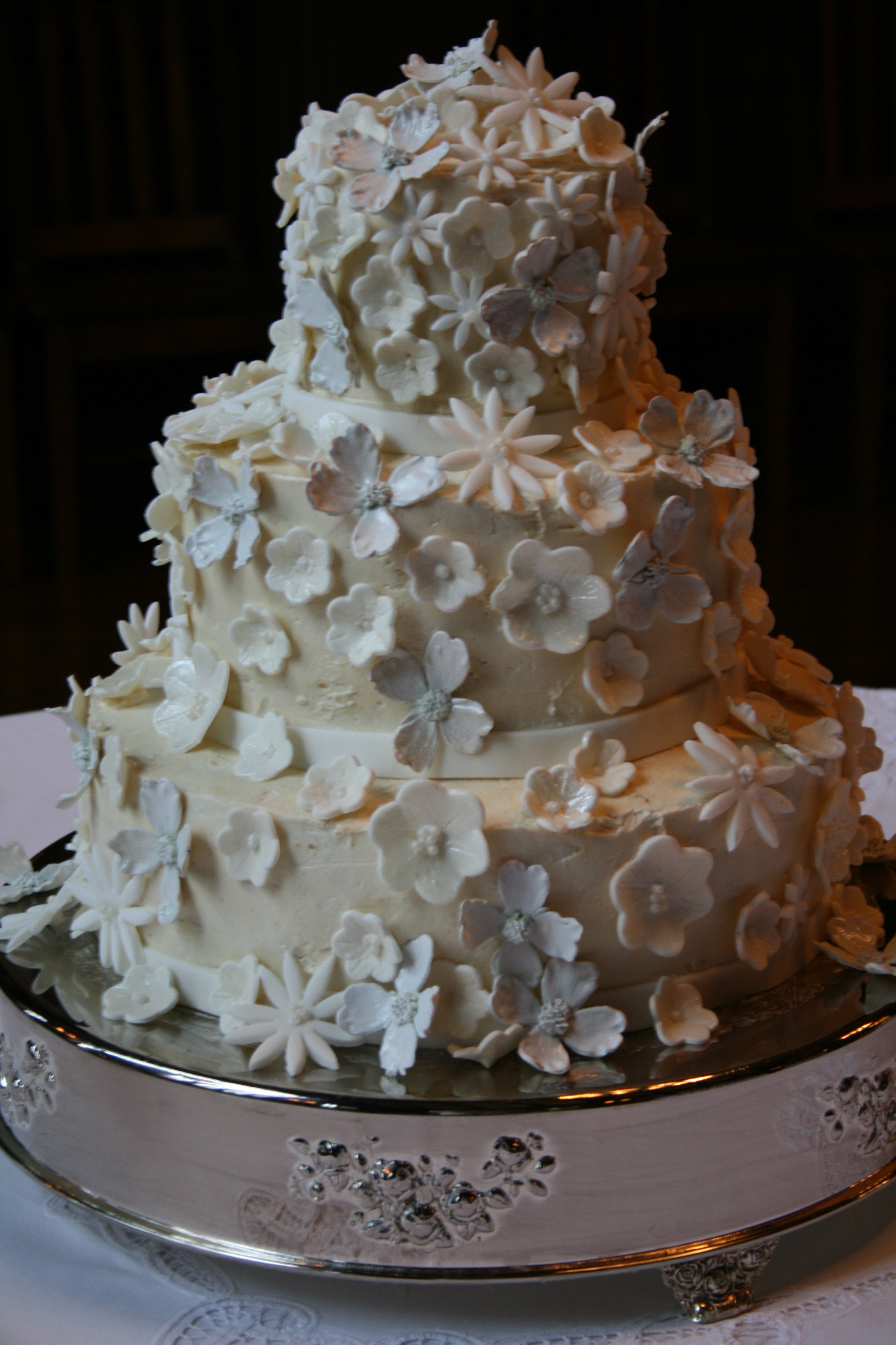 Wedding cake gum paste flowers